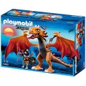 5483 Dragón de Fuego con Guerrero