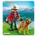 5431 Rescatador de montaña con perro