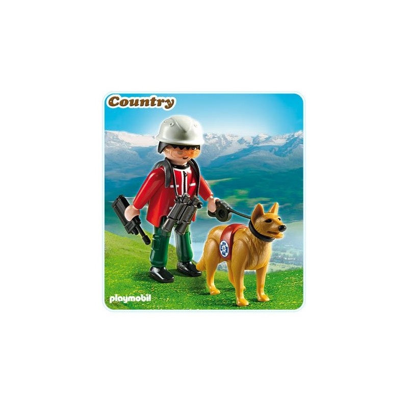 5431 Rescatador de montaña con perro
