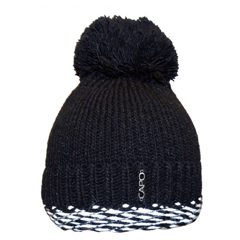 Gorro de Lana Capo Winter Black