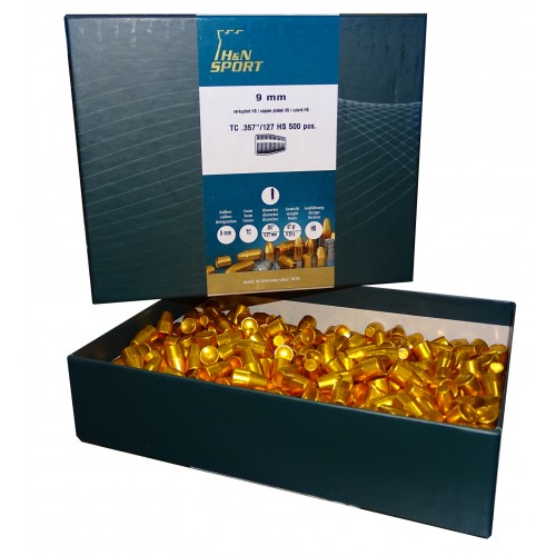 Proyectiles Haendler and Natermann 9mm TC .355" 127 HS