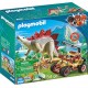 Playmobil Vehículo Explorador con Estegosaurio 9432