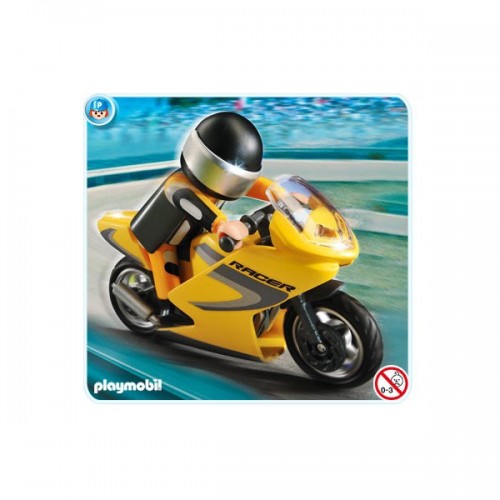 Playmobil Moto de Carreras con Piloto 5116