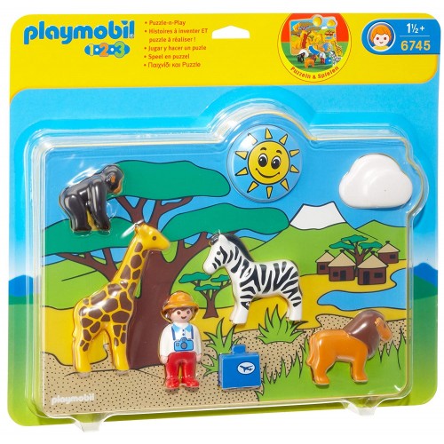 Playmobil Puzzle Animales 6745