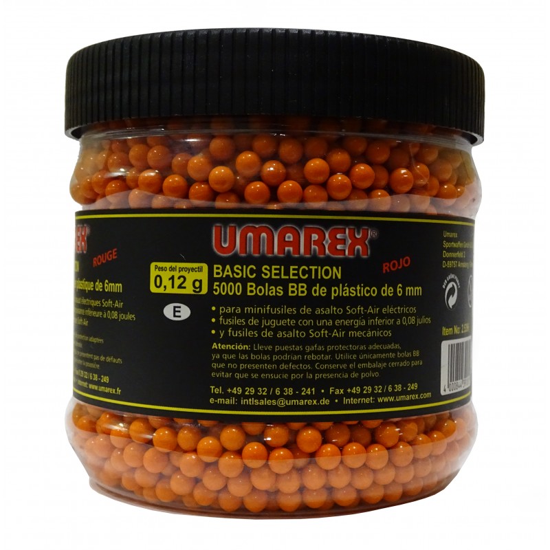 Bolas 6mm Air-Soft 5.000 unidades Orange