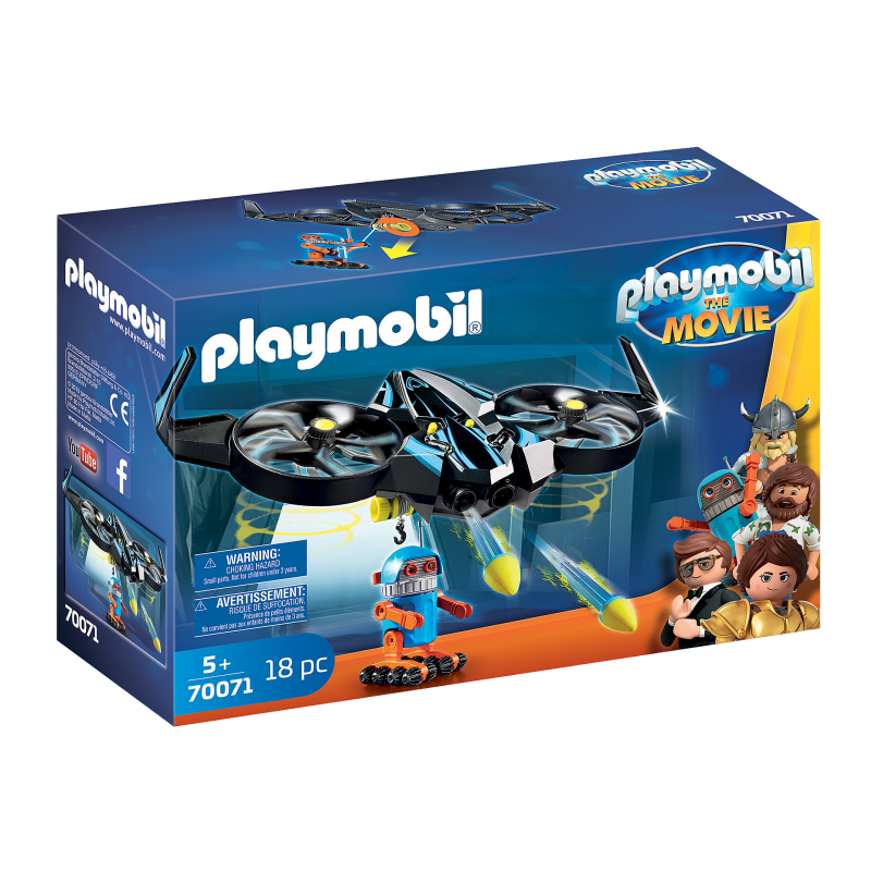 PLAYMOBIL: THE MOVIE Robotitron con Dron