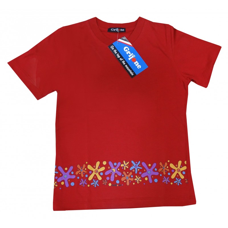 Camiseta de Niña Grifone Red Mountain