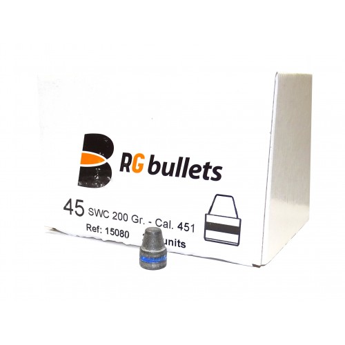 Proyectiles Cal. 45  SWC  200gr  .451  RG Pugnator