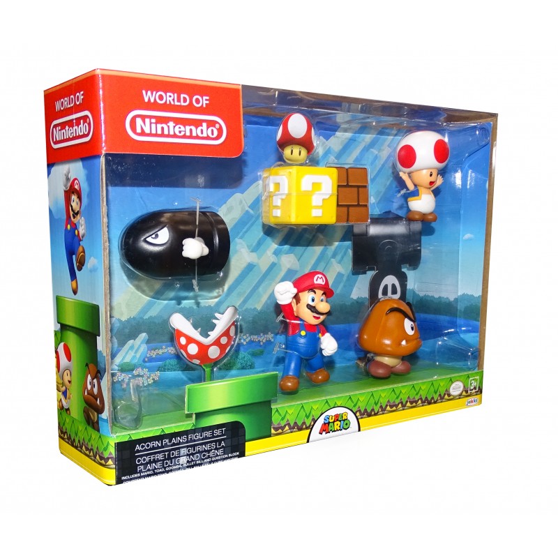 Nintendo World of Mario Acorn Plains Figure Set