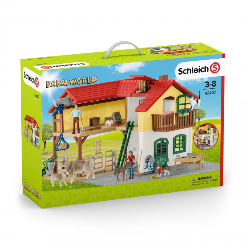 Schleich Granja con Establo y Animales