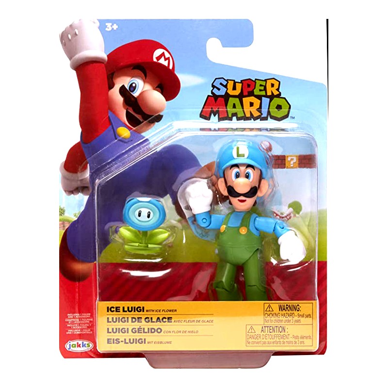 Nintendo Ice Luigi with Ice Flower
