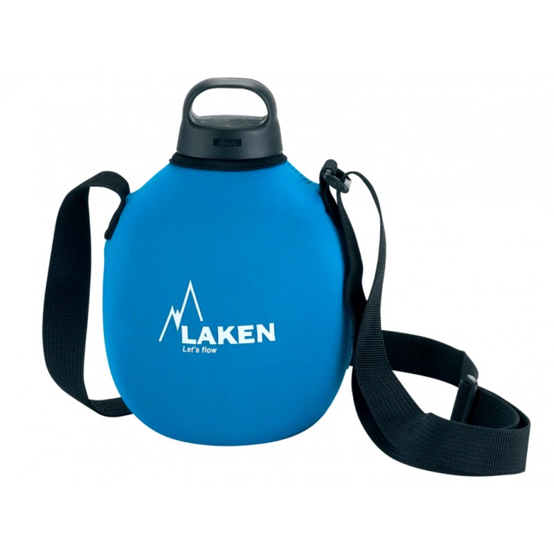 Laken Cantimplora Clásica de Aluminio con Neopreno Azul 1L