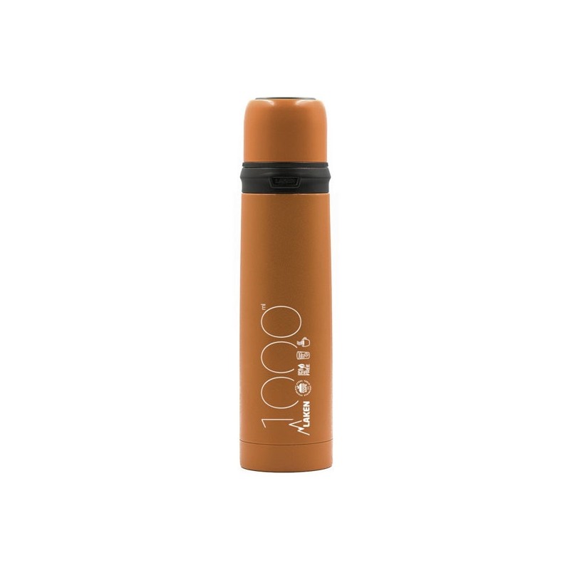 Laken Termo Naranja 1 L Acero Inoxidable