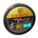 RWS R10 Match Premiun Line 4.5  500 unidades