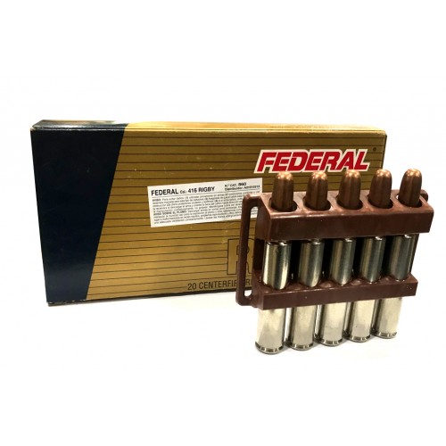 Federal 416 Rigby 410gr Solid