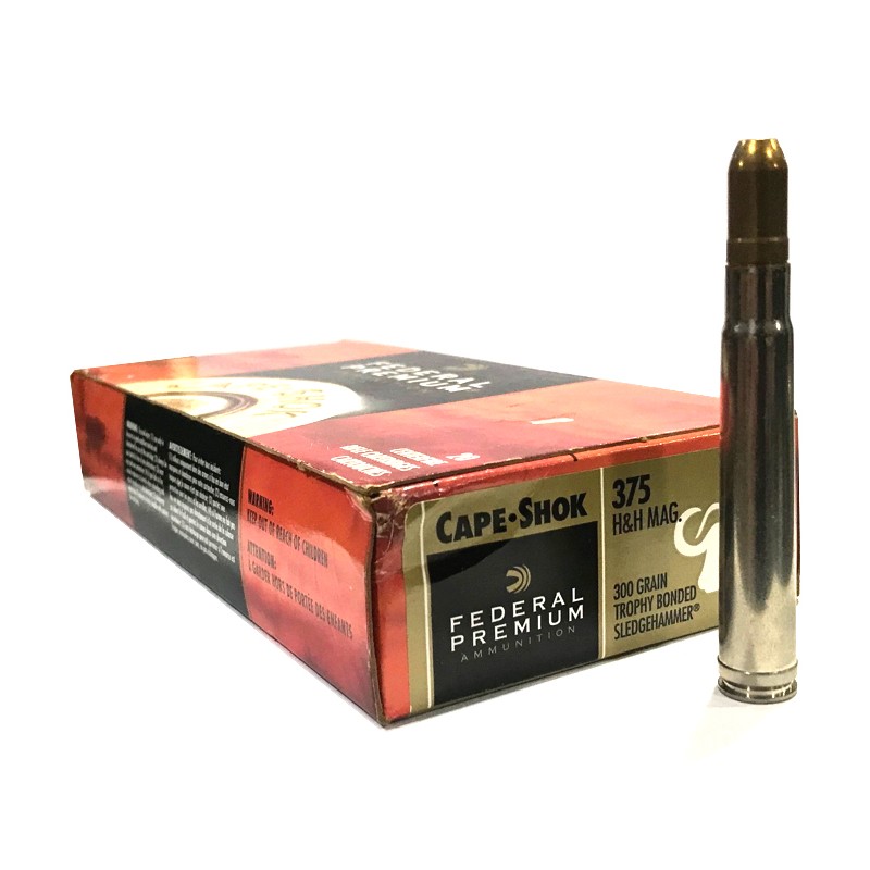 Federal 375 Holland and Holland 300gr Trophy Bonded