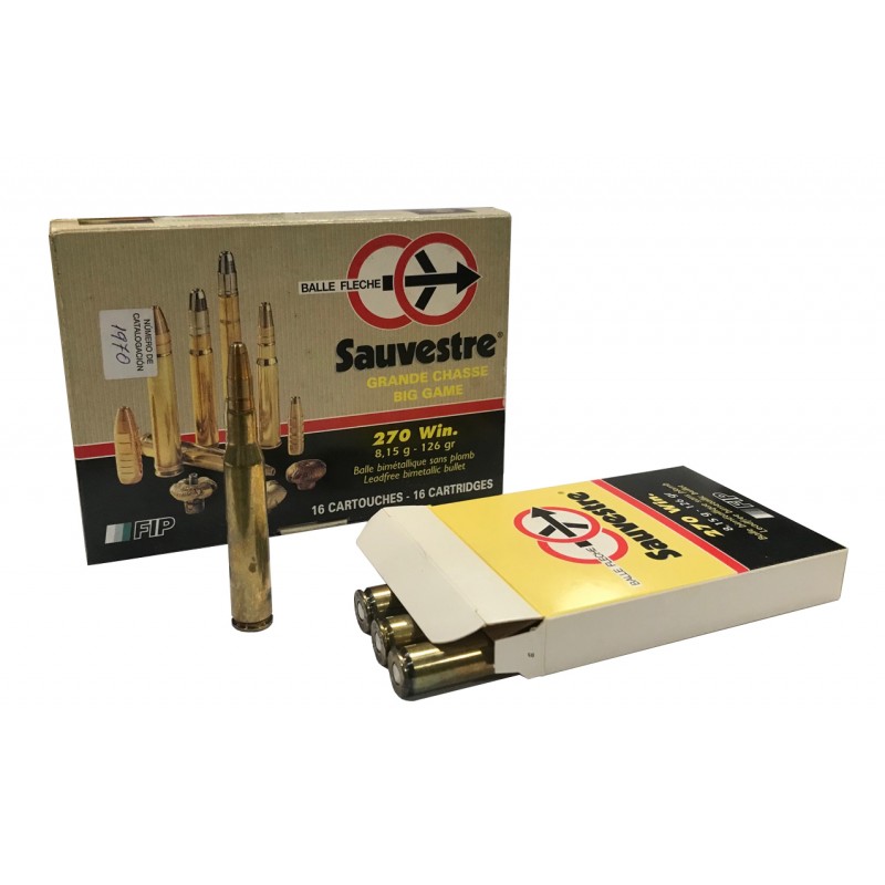 Sauvestre Balas .270 Win 126gr "Bala Flecha"