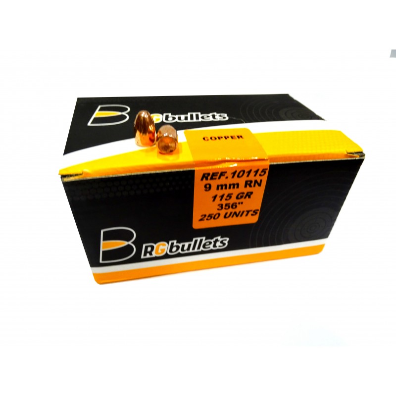 RG Proyectiles 9mm RN TMJ .356 115gr