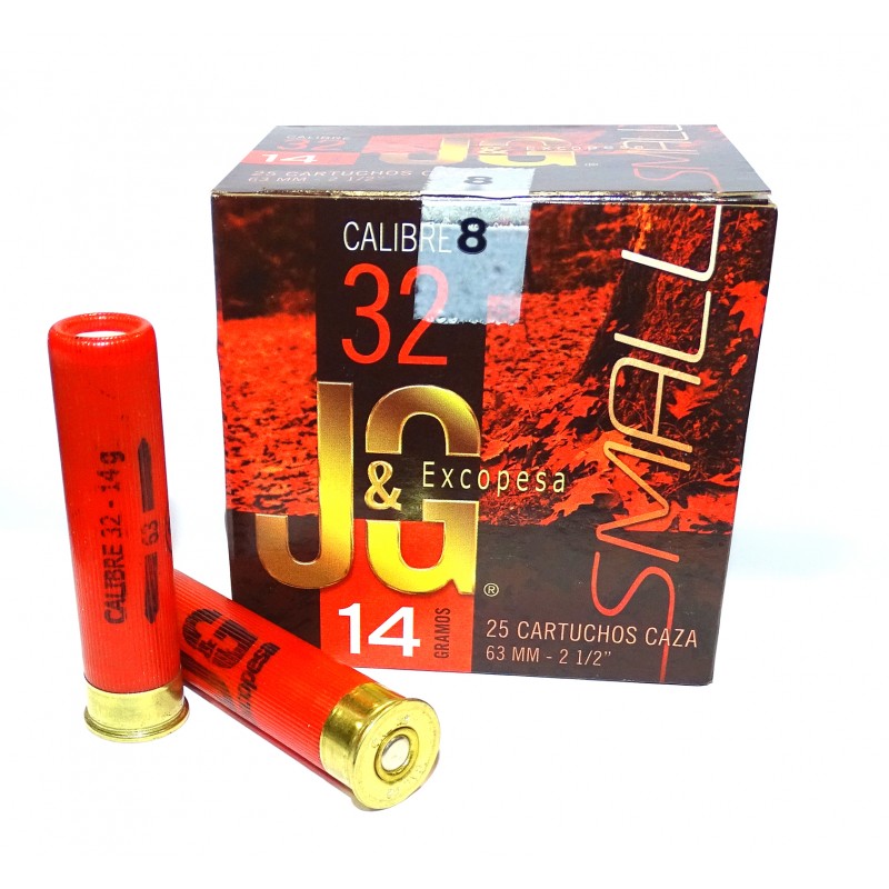 J&G Cartuchos 14mm (calibre 32) nº8