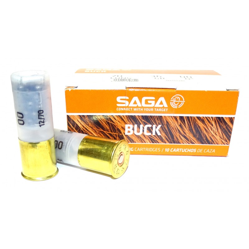 Saga Cartuchos 12/70 Doble cero (00) 36g