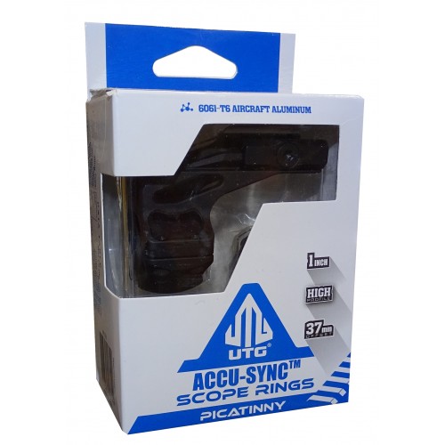 UTG Anillas de 25.4mm "desplazadas" Altura "alta" base de 22mm