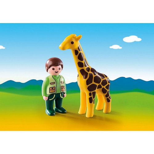 Playmobil Cuidador de Jirafa