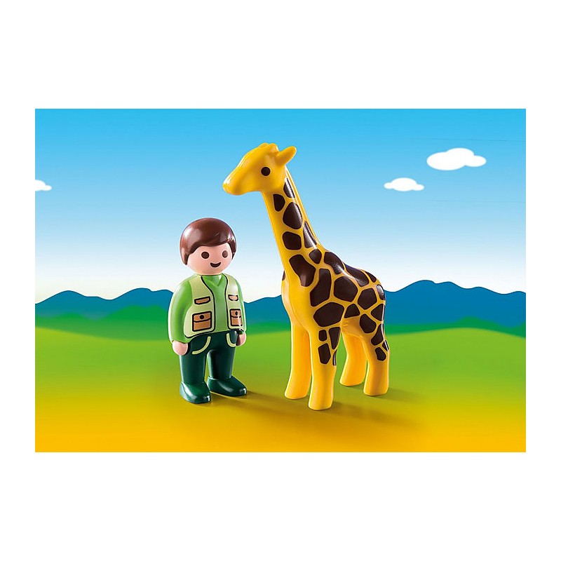 Playmobil Cuidador de Jirafa