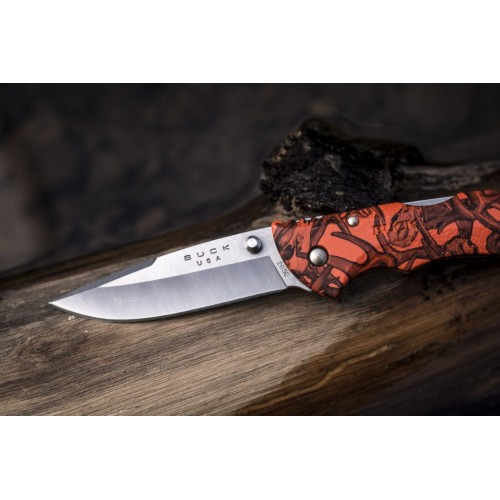 Buck Knife Bantan Orange Blaze Mossy Oak original