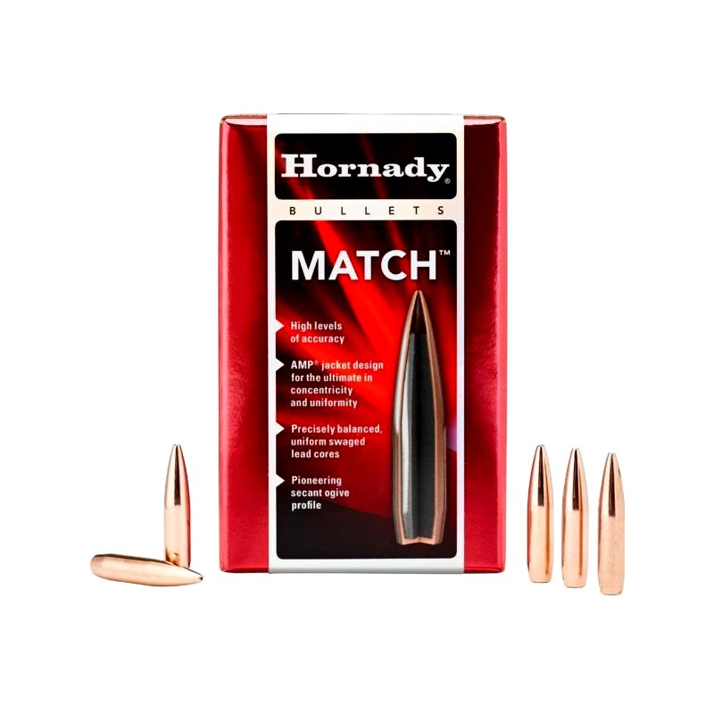 Hornady Proyectiles .308 Match 208gr BTHP