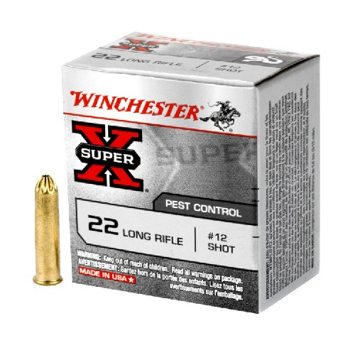 Winchester Munición 22lr con mostacilla / Pest Control / control de plagas