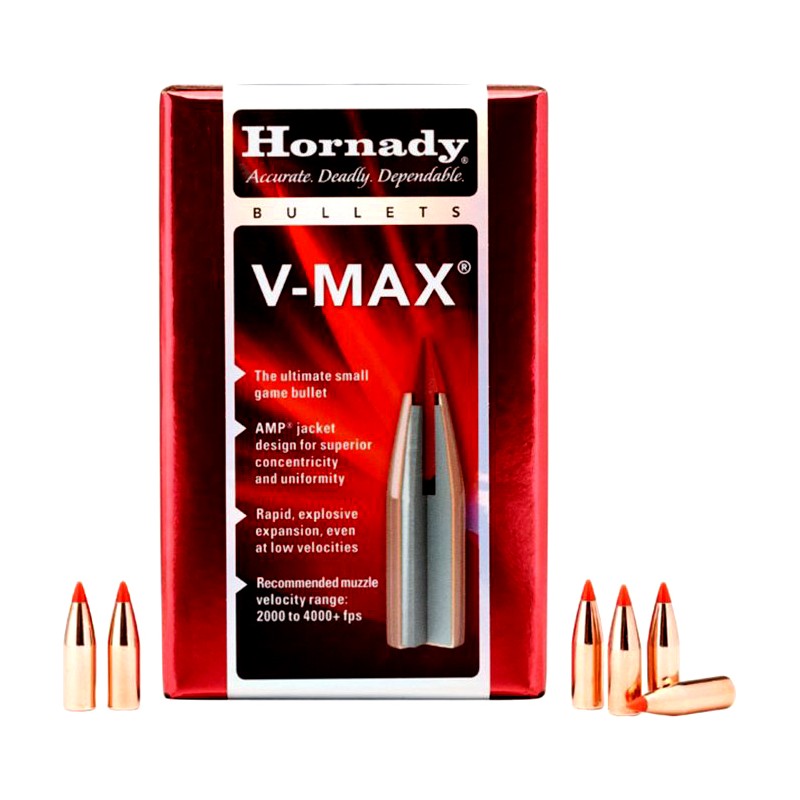 Hornady V-Max Proyectiles 6mm  .243" 58gr