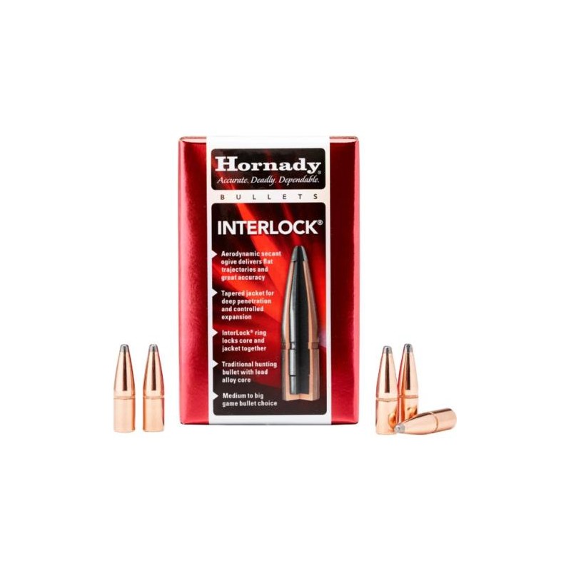 Hornady Proyectil Interlock 338  225gr SP-RP