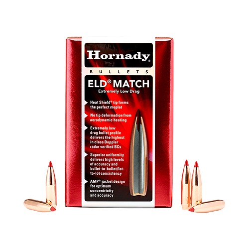 Hornady Proyectil  6.5mm  .264"  Eld Match 100gr