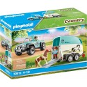 70511 Coche con Remolque para Poni