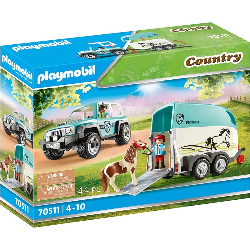 70511 Coche con Remolque para Poni