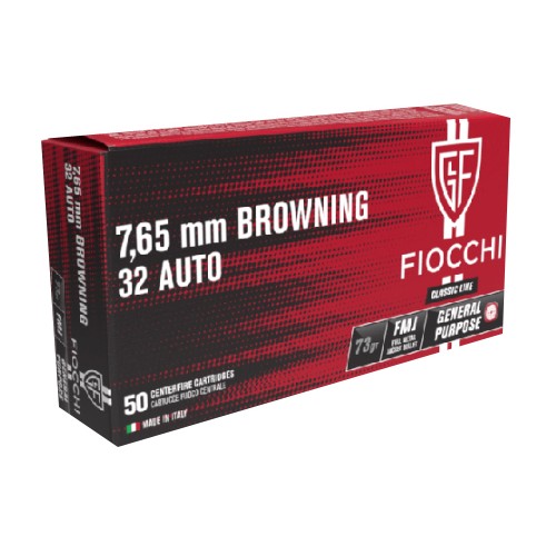 Fiocchi 7,65 mm Browning 32 Auto