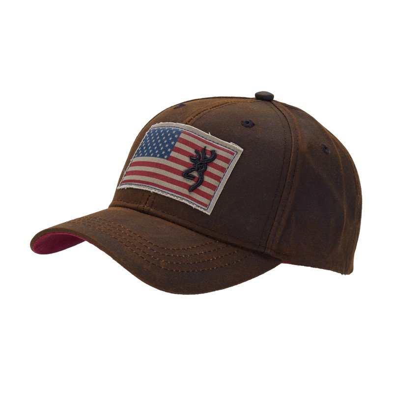 Browning Gorra Liberty Wax Brown "Waterproof"