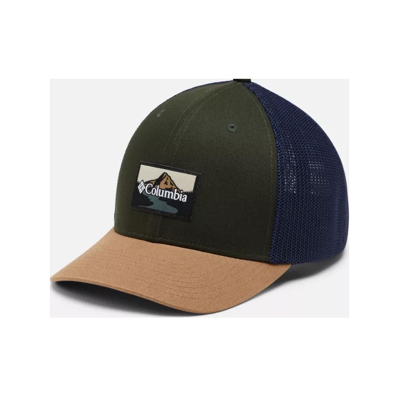 Columbia Gorra Mesh Ball Cap Dark Green L/XL