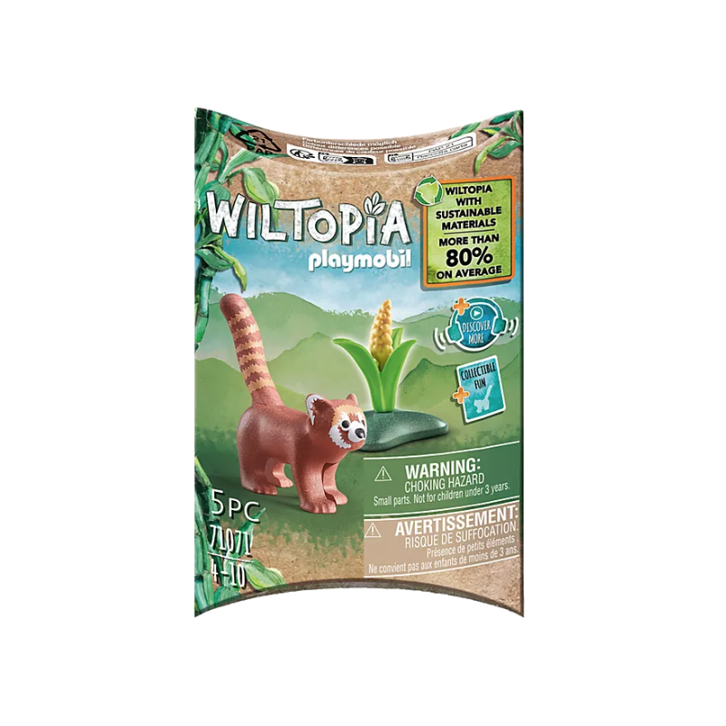 Playmobil Wiltopia Panda Rojo