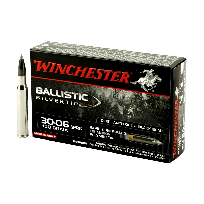 Winchester 30-06 Ballistic Silvertip 150 grains