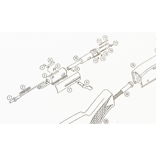 Verney-Carron Rifle Semiaut. Pieza Nº6