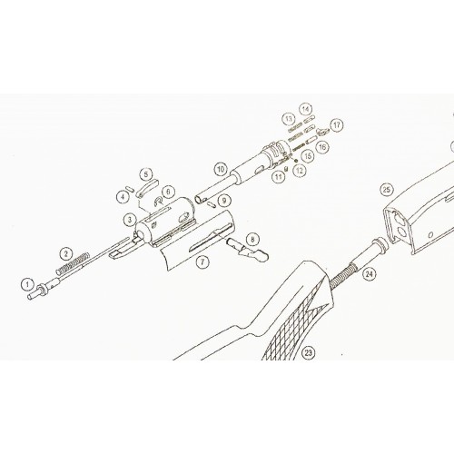 Verney-Carron Rifle Semiaut. Pieza Nº6