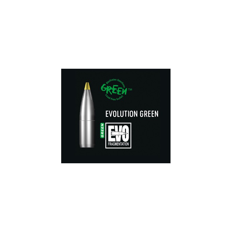 RWS Proyectil 8mm S / .323 Evo Green 139gr