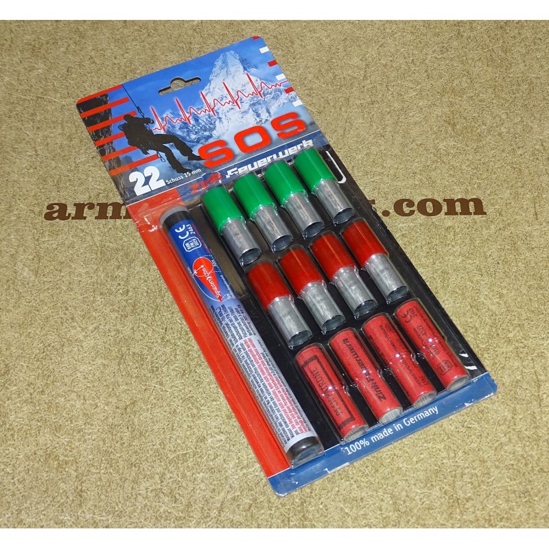 Zink Feuerwerk Set S.O.S  con 22 bengalas variadas
