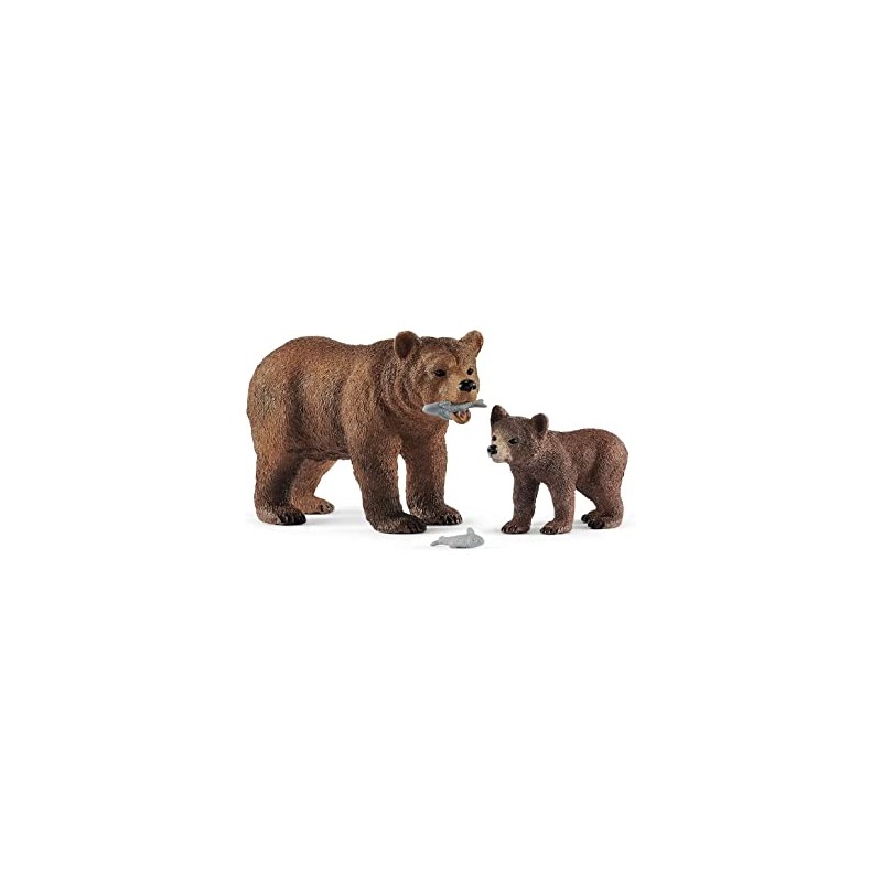 Schleich Set de figuras Grizzly con su cría