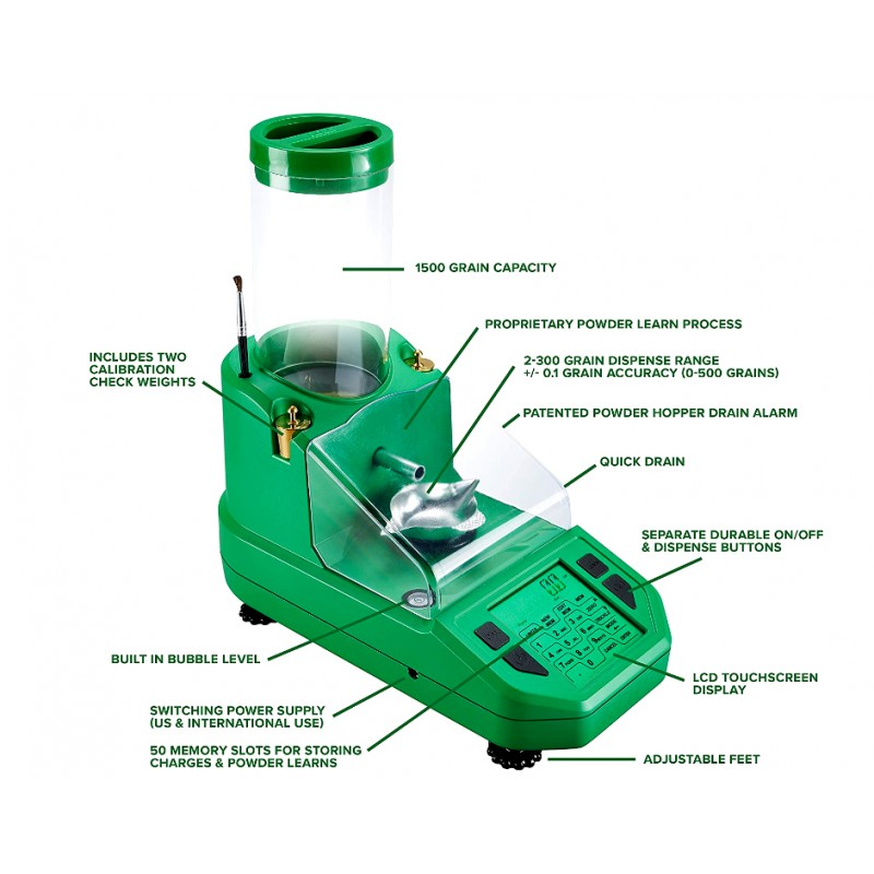 RCBS Charger Master Supreme Dispensador de Pólvora Digital Top Class