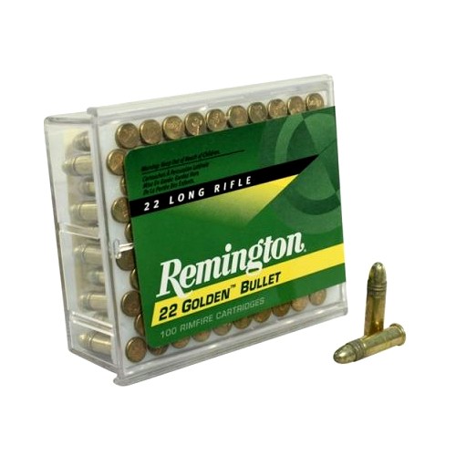 Remington Munición 22lr High Velocity Golden Bullet Round Nose