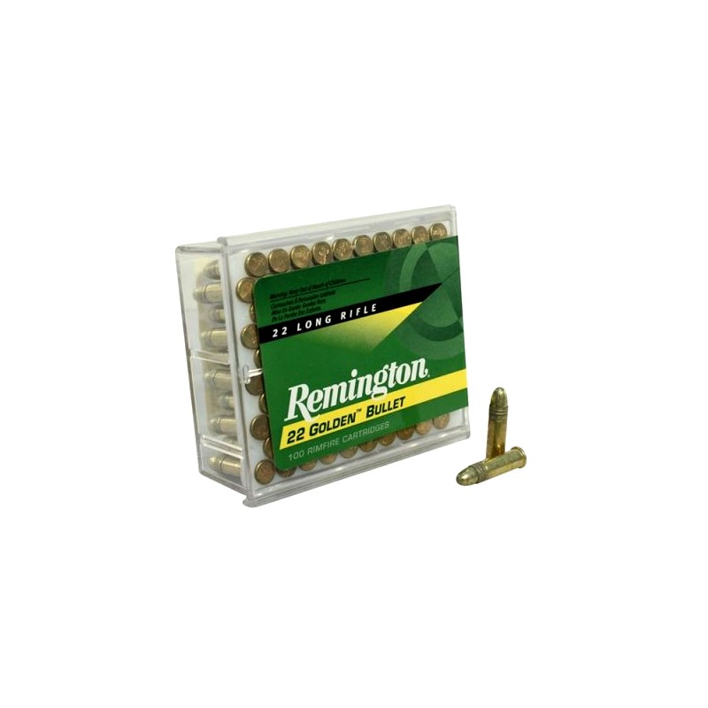 Remington Munición 22lr High Velocity Golden Bullet Round Nose