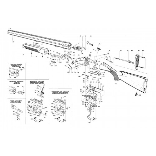 Beretta Escopeta Muelle Aguja Percutora