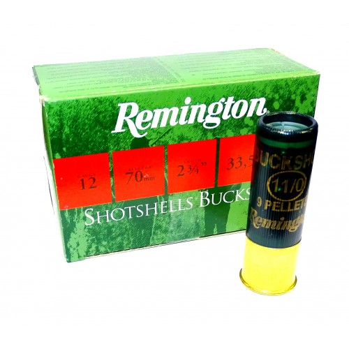 Remington Postas calibre 12/70  9 Postas (3 en cama)